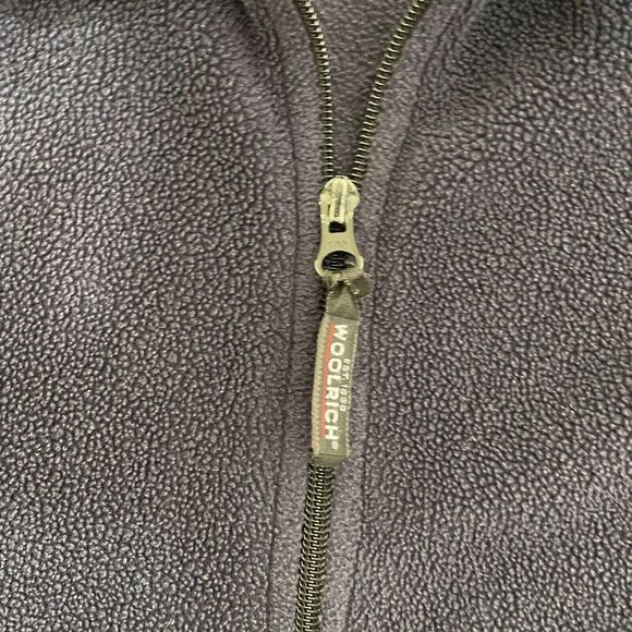 Woolrich Vest Mens Extra Large Purple Fleece Adj Waist Outdoor Hiking Workwear - Picture 5 of 11